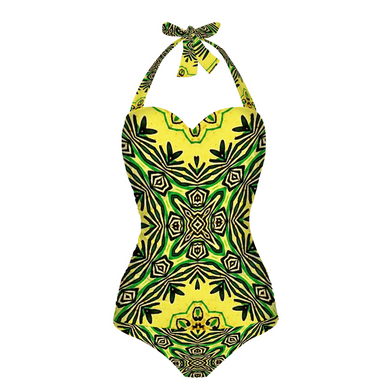 Ganjija 5 Women's Halterneck One Piece Swimsuit