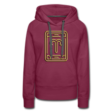 Carica l&#39;immagine nel visualizzatore di Gallery, Aries 1 Women’s Premium Hoodie - burgundy