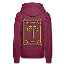Carica l&#39;immagine nel visualizzatore di Gallery, Aries 1 Women’s Premium Hoodie - burgundy