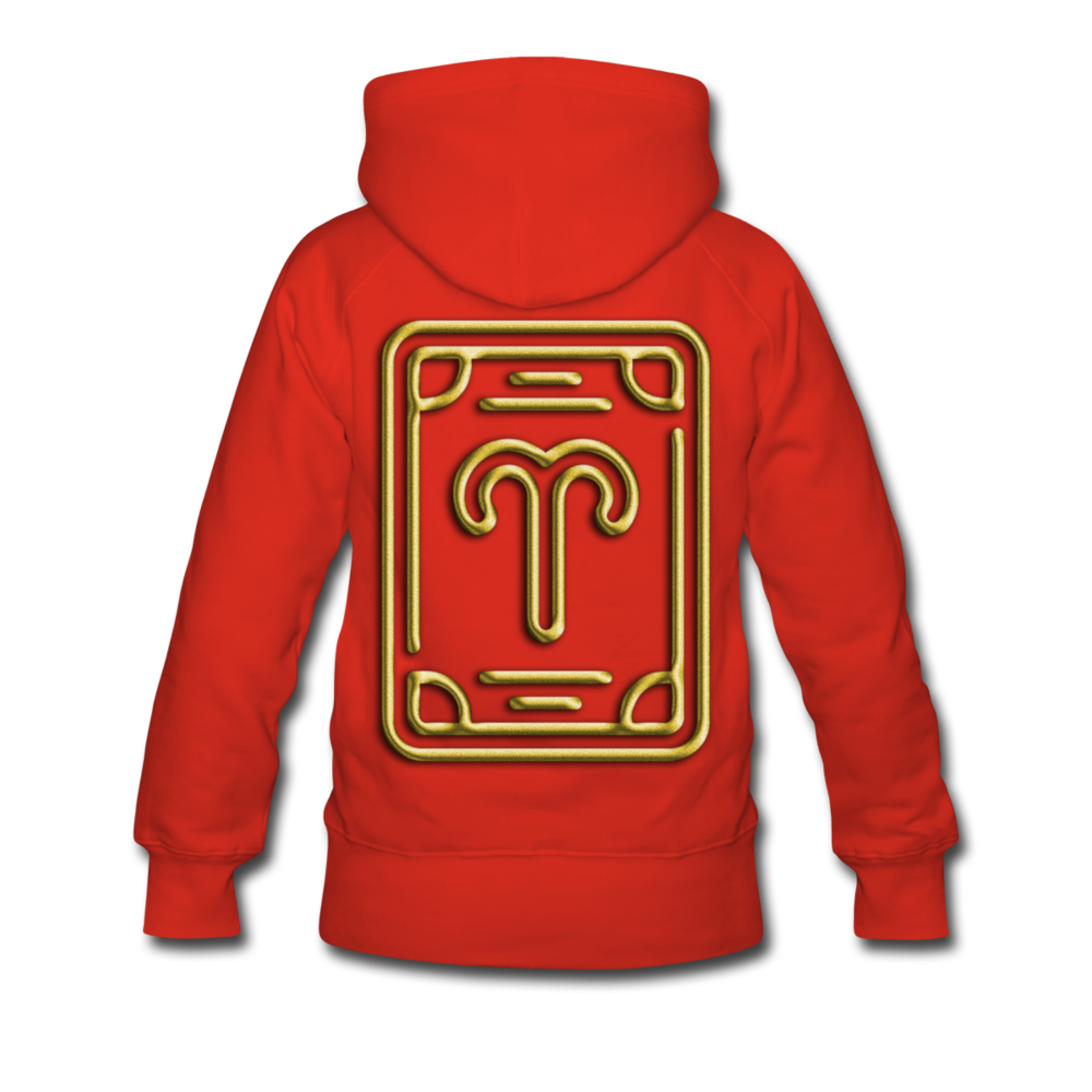 Aries 1 Women’s Premium Hoodie - red