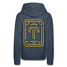 Carica l&#39;immagine nel visualizzatore di Gallery, Aries 1 Women’s Premium Hoodie - heather denim