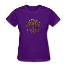 Carica l&#39;immagine nel visualizzatore di Gallery, Celtic Tree Women&#39;s T-Shirt - purple