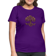 Carica l&#39;immagine nel visualizzatore di Gallery, Celtic Tree Women&#39;s T-Shirt - purple