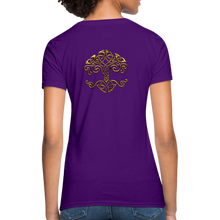 Carica l&#39;immagine nel visualizzatore di Gallery, Celtic Tree Women&#39;s T-Shirt - purple