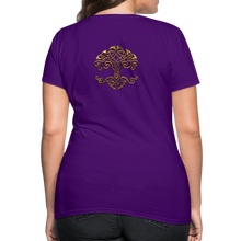 Carica l&#39;immagine nel visualizzatore di Gallery, Celtic Tree Women&#39;s T-Shirt - purple