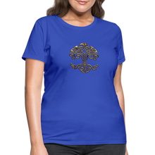 Carica l&#39;immagine nel visualizzatore di Gallery, Celtic Tree Women&#39;s T-Shirt - royal blue