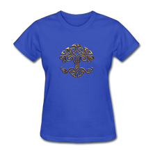 Carica l&#39;immagine nel visualizzatore di Gallery, Celtic Tree Women&#39;s T-Shirt - royal blue