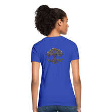 Carica l&#39;immagine nel visualizzatore di Gallery, Celtic Tree Women&#39;s T-Shirt - royal blue