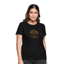 Carica l&#39;immagine nel visualizzatore di Gallery, Celtic Tree Women&#39;s T-Shirt - black