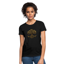 Carica l&#39;immagine nel visualizzatore di Gallery, Celtic Tree Women&#39;s T-Shirt - black