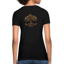 Carica l&#39;immagine nel visualizzatore di Gallery, Celtic Tree Women&#39;s T-Shirt - black