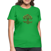 Carica l&#39;immagine nel visualizzatore di Gallery, Celtic Tree Women&#39;s T-Shirt - bright green