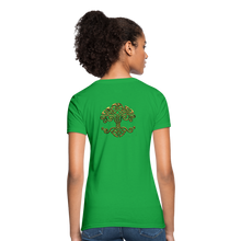 Carica l&#39;immagine nel visualizzatore di Gallery, Celtic Tree Women&#39;s T-Shirt - bright green