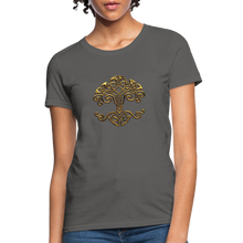 Carica l&#39;immagine nel visualizzatore di Gallery, Celtic Tree Women&#39;s T-Shirt - charcoal