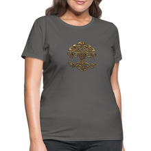 Carica l&#39;immagine nel visualizzatore di Gallery, Celtic Tree Women&#39;s T-Shirt - charcoal