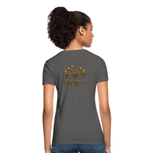 Carica l&#39;immagine nel visualizzatore di Gallery, Celtic Tree Women&#39;s T-Shirt - charcoal