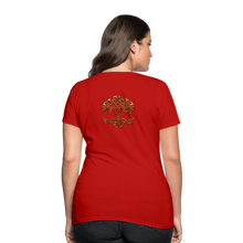 Carica l&#39;immagine nel visualizzatore di Gallery, Celtic Tree Women&#39;s T-Shirt - red