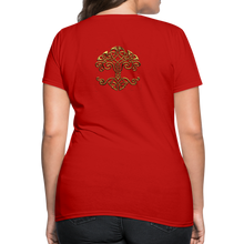 Carica l&#39;immagine nel visualizzatore di Gallery, Celtic Tree Women&#39;s T-Shirt - red