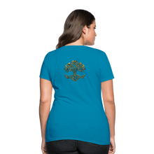 Carica l&#39;immagine nel visualizzatore di Gallery, Celtic Tree Women&#39;s T-Shirt - turquoise