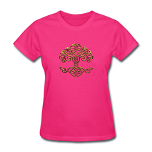 Carica l&#39;immagine nel visualizzatore di Gallery, Celtic Tree Women&#39;s T-Shirt - fuchsia