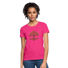 Carica l&#39;immagine nel visualizzatore di Gallery, Celtic Tree Women&#39;s T-Shirt - fuchsia