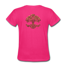 Carica l&#39;immagine nel visualizzatore di Gallery, Celtic Tree Women&#39;s T-Shirt - fuchsia