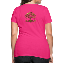 Carica l&#39;immagine nel visualizzatore di Gallery, Celtic Tree Women&#39;s T-Shirt - fuchsia