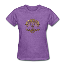 Carica l&#39;immagine nel visualizzatore di Gallery, Celtic Tree Women&#39;s T-Shirt - purple heather