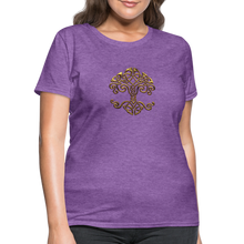 Carica l&#39;immagine nel visualizzatore di Gallery, Celtic Tree Women&#39;s T-Shirt - purple heather