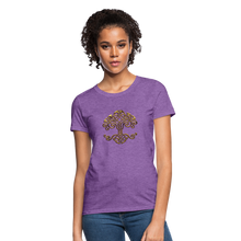 Carica l&#39;immagine nel visualizzatore di Gallery, Celtic Tree Women&#39;s T-Shirt - purple heather