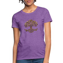 Carica l&#39;immagine nel visualizzatore di Gallery, Celtic Tree Women&#39;s T-Shirt - purple heather