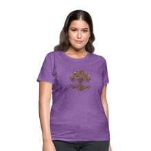 Carica l&#39;immagine nel visualizzatore di Gallery, Celtic Tree Women&#39;s T-Shirt - purple heather