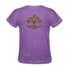 Carica l&#39;immagine nel visualizzatore di Gallery, Celtic Tree Women&#39;s T-Shirt - purple heather
