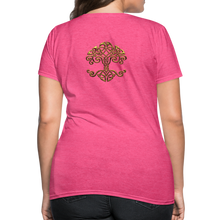 Carica l&#39;immagine nel visualizzatore di Gallery, Celtic Tree Women&#39;s T-Shirt - heather pink