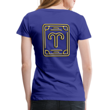 Load image into Gallery viewer, Aries Women’s Premium T-Shirt - royal blue