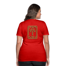 Load image into Gallery viewer, Aries Women’s Premium T-Shirt - red