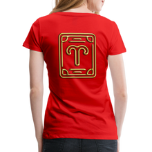 Load image into Gallery viewer, Aries Women’s Premium T-Shirt - red