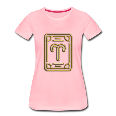 Aries Women’s Premium T-Shirt - pink