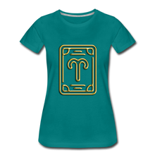 Load image into Gallery viewer, Aries Women’s Premium T-Shirt - teal