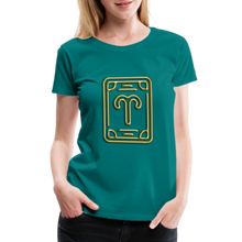 Load image into Gallery viewer, Aries Women’s Premium T-Shirt - teal