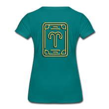 Load image into Gallery viewer, Aries Women’s Premium T-Shirt - teal