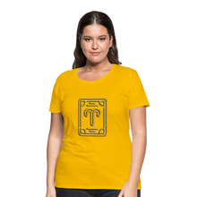 Load image into Gallery viewer, Aries Women’s Premium T-Shirt - sun yellow