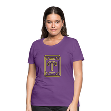 Load image into Gallery viewer, Aries Women’s Premium T-Shirt - purple