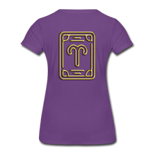 Load image into Gallery viewer, Aries Women’s Premium T-Shirt - purple