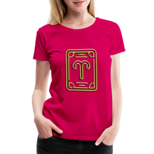 Load image into Gallery viewer, Aries Women’s Premium T-Shirt - dark pink
