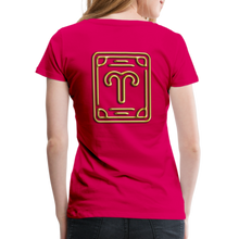 Load image into Gallery viewer, Aries Women’s Premium T-Shirt - dark pink