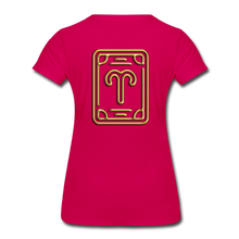 Load image into Gallery viewer, Aries Women’s Premium T-Shirt - dark pink