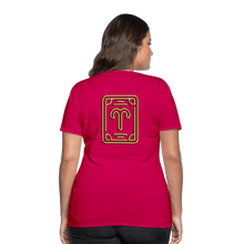 Load image into Gallery viewer, Aries Women’s Premium T-Shirt - dark pink