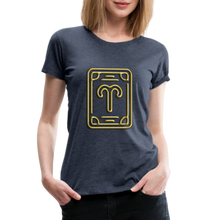 Load image into Gallery viewer, Aries Women’s Premium T-Shirt - heather blue