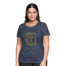 Load image into Gallery viewer, Aries Women’s Premium T-Shirt - heather blue